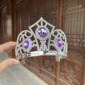 Phụ Kiện Tóc Tiệc Sinh Nhật Công Chúa Cho Bé Gái Khăn Quàng Cổ Vương Miện Trang Phục Biểu Diễn Phụ Kiện Tóc Trẻ Em