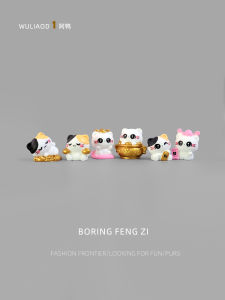 Đồ Trang Trí Bàn Làm Việc Nhỏ May Mắn Mèo Thần Tài Đồ Trang Trí Giải Trí Trấn Áp Đồ Trang Trí Động Vật Hoạt Hình Phong Cách Ma Thuật