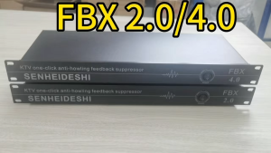 SENHEIDESHI FBX2.0 / FBX4.0 / FBX6.0 Auto feedback ป้องกันการหอนของไมค์ได้ เครื่องขยายเสียงคาราโอเกะระดับมืออาชีพ KTV ออดิโอ อินเตอร์เฟสและมิกเซอร์