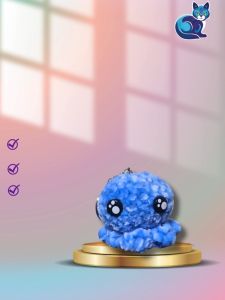 BBM Handmande Soft Octopus Keychain Crochet