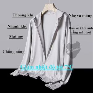 Áo chống nắng nam trẻ trung thoáng mát chống tia UV cao cấp