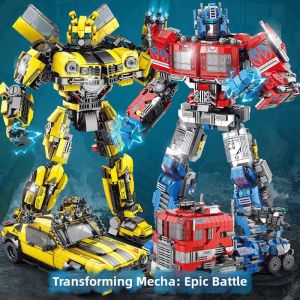 Transformable Robot Building Blocks