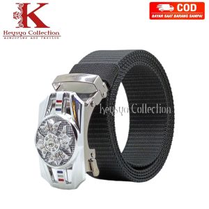 Ikat pinggang pria Nylon Canvas Gesper pria Tactical Nylon Canvas