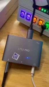 Box livestream STEREO mới nhất LT12 PRO bản nâng cấp Dùng cho IP và Type C đầy đủ dây kết nối cho điện thoại