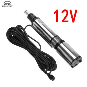 EURORECAR 12V/24V/48V DC Submersible Pump Household Agricultural Irrigation Solar Stainless Steel Deep Well Water Pump