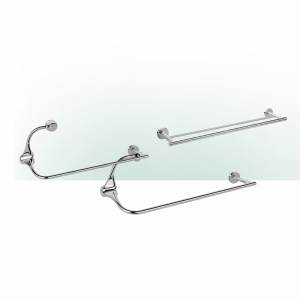 Hansgrohe | Chrome Bathroom Double Layer Towel Rack