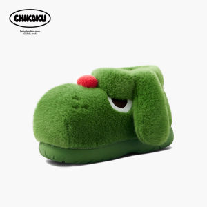 Dép Bông Lông Cừu Chikoku Dễ Thương Có Gót Dép Lót Lông Cừu Ấm Áp Chống Trượt Mùa Thu Đông Dành Cho Nữ Dùng Trong Nhà