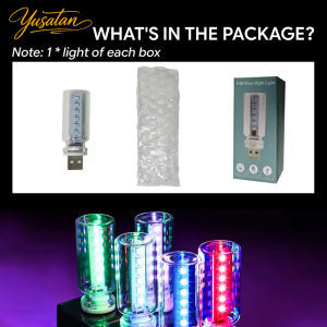 RGB LED Ambient Light 13 Modes Plug and Play USB Car Interior Accessories Decor Gift Idea Touch Switch Multicolor Accent Lamp