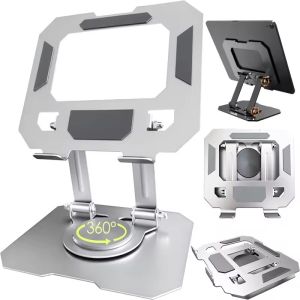 360° Rotatable Tablet Stand Adjustable Foldable Desktop Stand Holder For iPad iPhone Samsung Mi Huawei Universal