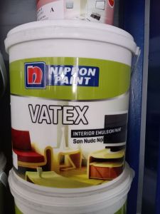 Sơn nội thất Nippon Vatex 4.8kg . Rất kinh tế.- Dễ sử dụng.- Độ che phủ cao.- Chống rêu mốc.