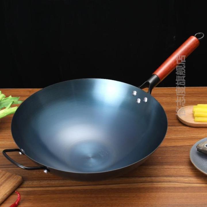 Extra Large Non-Stick Wok Traditional Rural Stove Hotel Gas Stove Chef ...