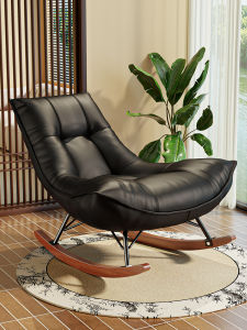 maitian | Leather Rocking Chair for Sleeping and Lounging