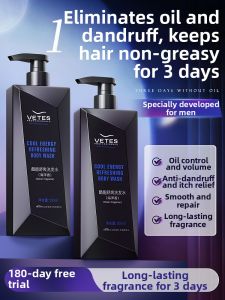 VETES | Dầu Gội Kiểm Soát Dầu Tăng Khối Lượng Chống Vảy Nến và Ngứa
