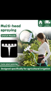 Agricultural Multi-Nozzle Sprayer 3/4/5/6 Nozzles For Greenhouse Seedling Irrigation & CarWashing