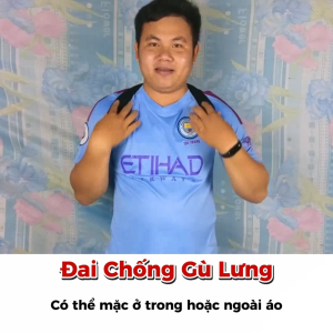 Dây đeo chỉnh sửa tư thế có chức năng chống gù tuyệt vời vai góc phải vô hình