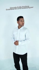 Kemeja Putih Panjang Pria Overland 01 Arei Outdoorgear