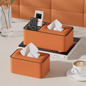 Comanche | Modern Minimalist Elegant Luxury Creative Tissue and Remote Storage Box