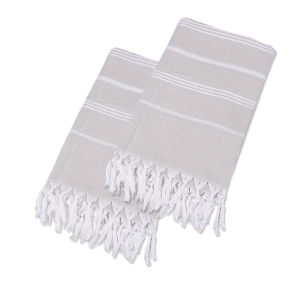 Turkish Beach Towel Oversized 100x180cm Sand Free Quick Dry Tassel Extra Large Light for Travel Adults Gifts
