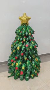 Balon POHON NATAL 4D / Balon Foil Pohon Natal Berdiri Merry Christmas Tree