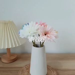 พร้อมส่ง🔥ดอกเยอบีร่า ดอกไม้ปลอม สีสวยสดใส ดอกไม้จำลอง พร็อพถ่านรูป ตกแต่งบ้าน ห้องนั่งเล่น คอนโด