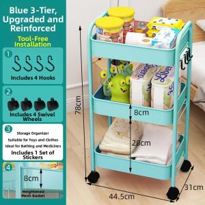 Multifunctional Mobile Storage Rack