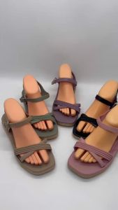 L1980-1PS IMPORT Sandal Wanita Dewasa Remaja / Sandal Heels Jelly Wanita Merek Glanzton Ukuran 37-41