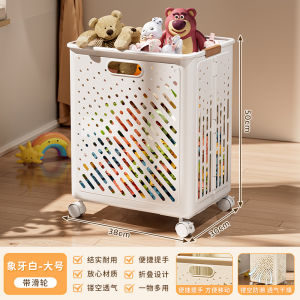 กล่องเก็บของสำหรับเด็ก ความจุขนาดใหญ่ ชั้นวางของสำหรับผ้าห่มผ้าฝ้ายแบบญี่ปุ่นสีพื้นสำหรับใช้ในบ้าน