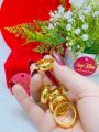 Nhẫn trơn mạ vàng 24k loại nhẫn 1 cây khắc 9999 cao cấp mẫu mới siêu bền màu. 