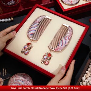 XIKUNLE | Newlywed Gift Set Bridal Dowry Combs and Mirrors