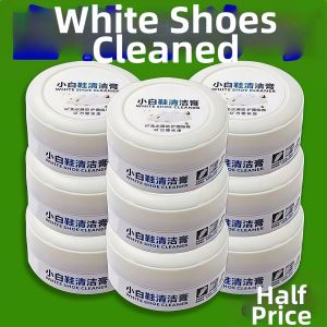 White Shoe Cleaning Cream Whitening Cleaner Shoe Brush Wipe-and-Go Stain Remover Cleaning Cream for Shoes Shoe Cleaning Wonder