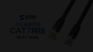 Sanwa Supply | High-speed Flat Network Cable