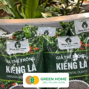 Đất Trồng Kiểng Lá Greenhome Sfarm Bao 20dm3 (~8kg) Giá Thể Trộn Sẵn Cho Monstera Rễ Khoẻ