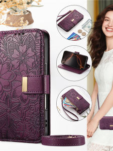 Zip Wallet Phone Case with Strap