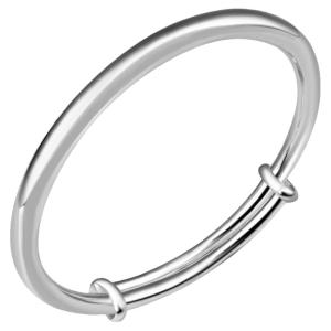 SOULSILVER | s999 Pure Silver Simple Sliding Style Bracelet