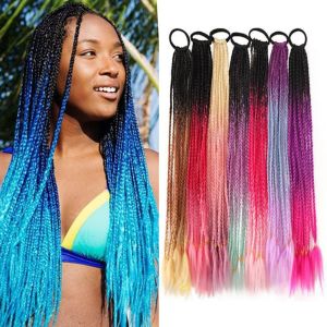 UUMIR แฟชั่นสำหรับผู้หญิง อุปกรณ์เสริมต่อผม เครื่องประดับผมประดับ ยางรัดผม เชือกถักเปียเกลียว ที่คาดผมวิกผม ที่คาดผมหางม้า หางม้าหางม้าสี