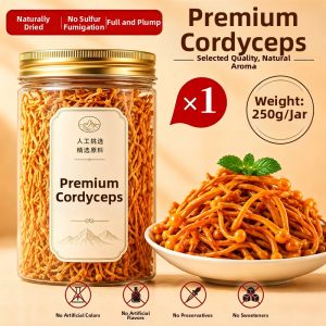 WENXIANGZAN | High-quality Wild Dried Cordyceps Flower No Sulfur Processing
