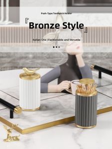 Comanche | Luxurious Auto-Dispensing Toothpick Holder