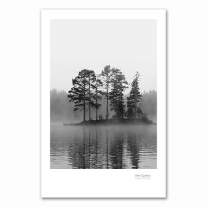 Scandinavian Landscape Canvas Nordic Style Lake Boat Forest Nature Wall Art Print Painting Decoration Pictures Home Decor