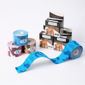 3-Color Camouflage Opp Bag-Packed Elastic Sports Protective Tape Kinesiology Tape Muscle Tape Chest Tape Lifting Tape Bandage