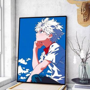 Bandai | Diamond Painting Anime HUNTER x HUNTER Killua Zoldyck Mosaic Handmade Artwork Round/Square Diamonds Exquisite Gift Home Decor
