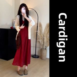 SUSIEYUAN | Cute Petite Autumn Beach Long Dress