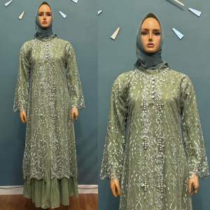 Andari Dress Busui Bahan Tile Sapto Iner Saten Velvet Super Premium Tersedia Ukuran Jumbo Grade A