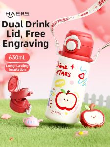 Haers | Dual Drinking Thermal Cup for Kids