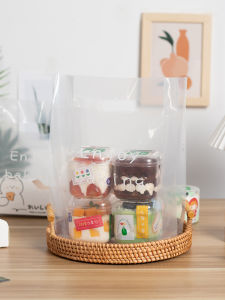Bakery Takeout Bag Dessert Cake Box Food Packaging Transparent Disposable Bread Bag Handheld Bag for Kitchen Cooking Tools