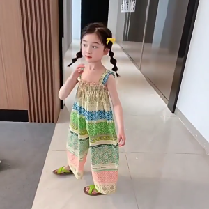 Cute Girls Jumpsuit for Kids Korean Kids Jumper for Baby Loose Fit Casual Overalls for Girl