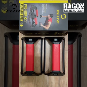 Elite PRO Grip Push Up Bar Pair – Comfortable Stable & Wrist-Friendly Workout Gear
