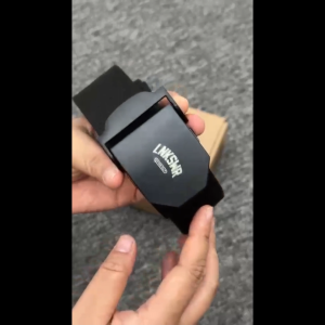 LINKSWEAR Ikat Pinggang Webbing Belt Pria Sabuk Kanvas Ikat Pinggang Sabuk Distro Original Black 07