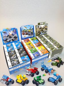 Educational Military Vehicle Building Blocks Set for Kindergarten And Primary School Boys Particle Assembly Puzzle Box