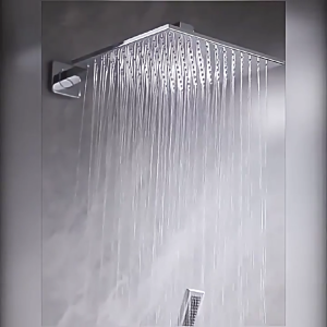 Stainless steel shower set Embedded shower set All-copper concealed shower set In-wall hot and cold water booster shower