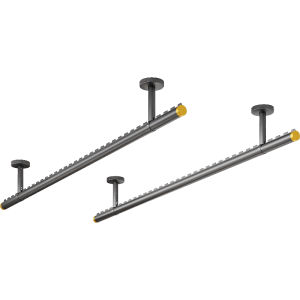 MINGZHI | Double Layer Balcony Side Mount Clothes Drying Rack
